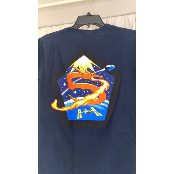 NASA Crew-5 2022 T-Shirt Medium Gildan Men's Ultra Cotton Space Graphic Tee - Picture 4 of 5